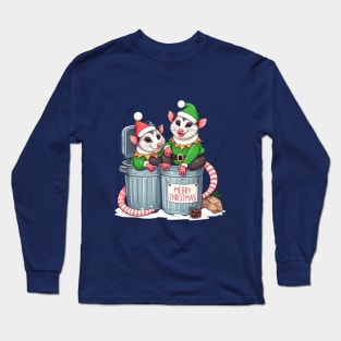 Opossum Christmas Long Sleeve T-Shirt